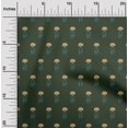 thumbnail image 2 of oneOone Tissu Polyester Spandex Vert Foncé à Motifs Floraux Tissu pour Robe Tissu Imprimé Tissu au Mètre 56 Pouces de Large, 2 of 4