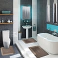 thumbnail image 2 of Wzzjkit 3PC Bathroom Rugs, Soft Comfortable Bath Mats for Bathroom, Non-Slip Machine Washable Bathroom Mats, Thick Dry Quickly Absorbent Water Bath Mat, 2 of 6
