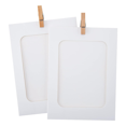 thumbnail image 3 of 100Pcs Paper Picture Frames for 4x6Inch Paper Photo Frames,Kit DIY Cardboard Photo Hanging Display, 3 of 7