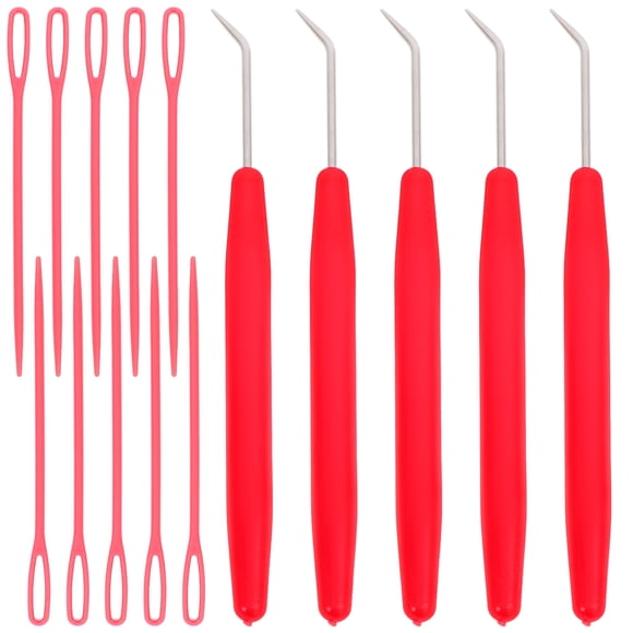 MasteelfCA 15 Pcs Outils de Crochet pour Métier à Tricoter Crochets Colorés pour Métier Aiguilles à Coudre Crochets de Crochet Aiguilles à Tricoter pour la Maison (Couleur Aléatoire)
