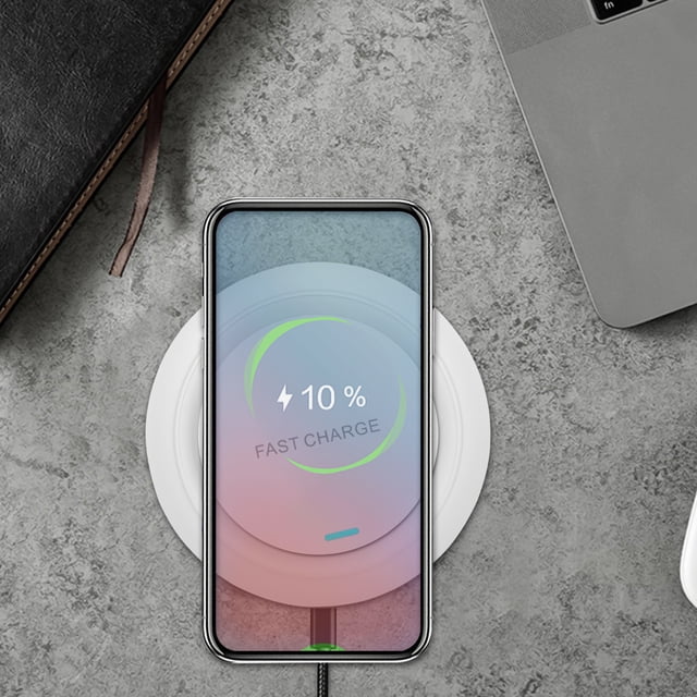 NARABB Chargeur Sans Fil pour Téléphones Intelligents 10W Chargeur Sans Fil de Bureau IOS et Android