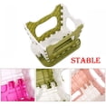 thumbnail image 3 of Home Kids Children Plastic Folding Step Stool Portable Folding Chair Small Bench Stool, 3 of 6
