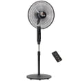 thumbnail image 1 of HOMCOM Standing Floor Fan with Remote Control Tall Pedestal Electric Fan, 1 of 10