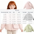 thumbnail image 3 of Girls' Winter Jacket, Warm Down Jacket with Bag for Medium and Large Children, 3 of 7