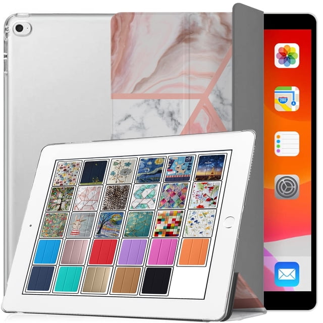 iPad PRO 12.9" 1st Gen 2015 Cover A1584 A1652 ML0H2LL/A ML0G2LL/A ML0F2LL/A ML0N2LL/A ML0Q2LL/A ML0R2LL/A ML0V2LL/A ML0U2LL/A ML0T2LL/A ML3Q2LL/A ML3N2LL/A ML3K2LL/A ML2J2LL/A ML3R2LL/A Marble Pink