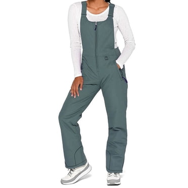 Fortune Women Insulated Ski Snow Bib Overalls Waterproof Ski Bib Overalls Winter Snowboarding Pants Ski Bib Overalls with Pocket