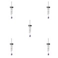 thumbnail image 3 of relayinert Home Décor Stylish Wind Chime Pendant Add Charm To Home Small Wind Chimes black 5Set, 3 of 6