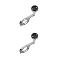 thumbnail image 4 of relayinert Bicycle Computer Camera Mount Holder Multi-purpose Bike Aluminum Alloy Cellphone Torch Stand Bracket Accessory Gray 2Set, 4 of 6