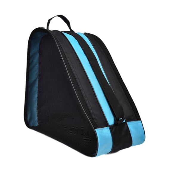 DYNWAVECA Skate Bag Skate Handbag for Kids Adults Load Bearing Portable Skating Shoes Backpack Carry Bag for Ice Hockey Skates Skates Blue