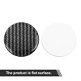 thumbnail image 4 of Unique Bargains Carbon Fiber Style Car Emblem Wheel Rim Center Hub Cap Sticker Clear Resin 4pcs, 4 of 4