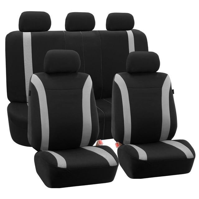 Cosmopolitan Flat Cloth Car Seat Covers Fit For Car Truck SUV Van - Full Set