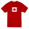 thumbnail image 1 of T-shirt pour Homme avec Tampon de Boîte Drapeau du Canada, 1 of 1