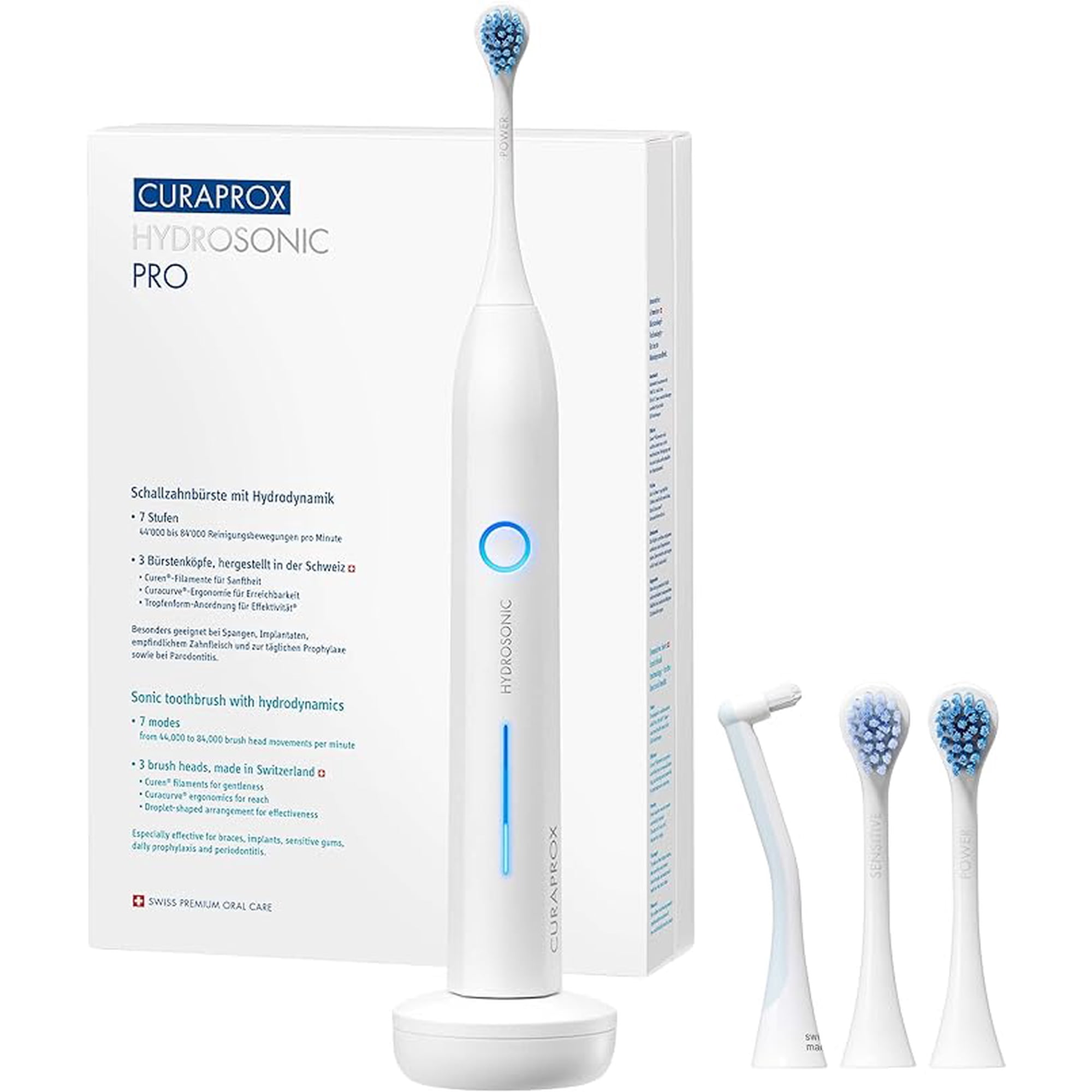 Curaprox Hydrosonic Pro - 84,000/minute - The Best Adutls Electric