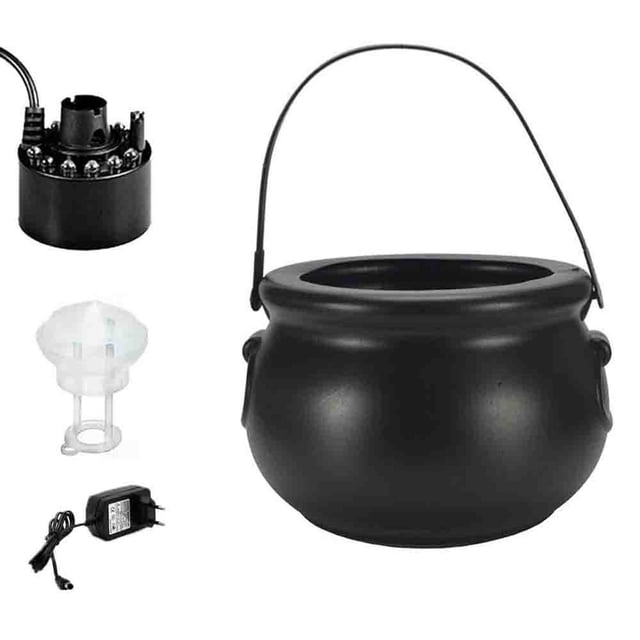 Halloween 12 LED Lights Spray Sprayer Decoration Witch Pot Sprayer Pond