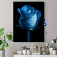 thumbnail image 4 of Blue Rose Decor Canvas Wall Art 15.75x11.81 Inches, 4 of 8