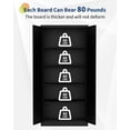 thumbnail image 4 of Kojooin Metal Storage Cabinet with Lock,Steel Tool Cabinet with 4 Adjustable Shelves and 4 Adjustable Feet,Storage Organization for Home,Garage,Office, 4 of 7