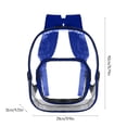 thumbnail image 3 of Meitianfacai Sac à Main Transparent Sac Transparent Portable Sac à Bandoulière à la Mode pour Femmes Sac de Rangement, 3 of 9