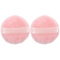 thumbnail image 3 of Miangastore Small Loose Powder Puff Makeup Powder Puffs Pink Cotton 2Pcs 3x3x0.8in, 3 of 8