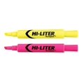 thumbnail image 1 of Avery Hi-Liter Desk-Style Highlighters, Chisel Point, Fluorescent Yellow, Fluorescent Pink, 24 Count, 1 of 4
