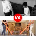 thumbnail image 3 of Yeacher Moving Straps Lift Straps High Strength Polypropylene Shoulder Carrying Straps Adjustable Shoulder Straps for Carrying Moving Lifting Furniture Large Bulky Item, 3 of 8