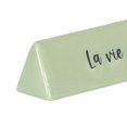 thumbnail image 2 of La Vie est Belle Desk Plaque, 2 of 4