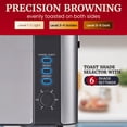 thumbnail image 4 of Elite Gourmet ECT3200 2-Slice, 1 Long Slot, Slim Toaster, Reheat, 6 Toast Settings, Defrost, Cancel Functions, Built-in Warming Rack, Extra Wide Slots for Bagels Waffles, Stainles, 4 of 9