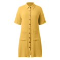 thumbnail image 4 of Robe Femme Vêtements Robes pour Femmes Décontractées Automne Robes Asymétriques Décontractées Robe Courte Décontractée Robe d'Été Florale pour Femmes Robes d'Été pour Femmes Courtes Robes pour Femmes à Manches Longues Robe Évasée, 4 of 4