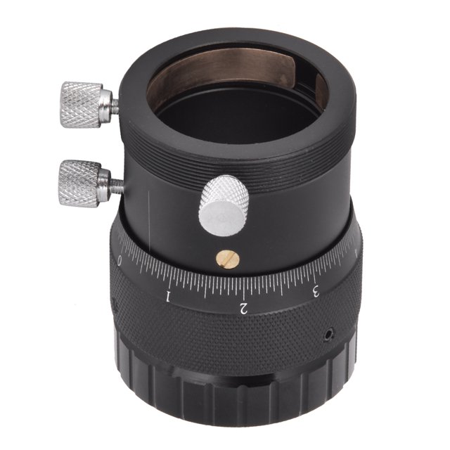 Focuser, 1.25inches Astronomical Telescope Accessory Double Helical Focuser Inner T Interface With 0.05mm Scale For Finder And Guidescope For Telescope Lenses