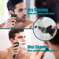 thumbnail image 3 of Mens Electric Razor for Men Electric Shavers for Men Electric Razors for Men Face Shaver for Mens Rechargeable Razors for Shaving Electric Cordless Men's Electric Shaver Waterproof Wet Dry by PRITECH, 3 of 6