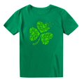 thumbnail image 4 of Pompotops T-Shirt à Manches Courtes Décontracté pour Femme, Vert, à Imprimé, 4 of 4