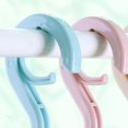thumbnail image 4 of ZheElen Plastic Clothes Hanger Coat Hanger Laundry Storage Drying Hanger with 8 Clips, 4 of 9