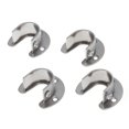 thumbnail image 3 of 4Set Heavy Duty Curtain Pole Brackets U Shaped Bracket Silver Home Use, 3 of 8