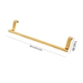 thumbnail image 2 of Perforation- Hanging Stainless Steel Towel Rack/rag Hanger/cabinet Door Back Towel Bar 4 Colors Size, 2 of 2