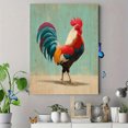thumbnail image 4 of Toile Murale Style Ferme Coq 15,75 X 11,81 Pouces, 4 of 8