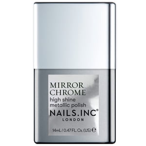 Nails Inc Miroir Chrome argent servi haute Shine métallique Nail polonais