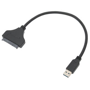 Adaptateur de disque dur, large application USB3.0 TO ASM1153E Chip ABS Matériau pour SSD Pour HDD