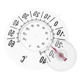 thumbnail image 1 of Mechanical Pointer Indoor Observation Outdoor Environment Temperature Measurement Dedicated Transparents Suction Window Thermometers, 1 of 6