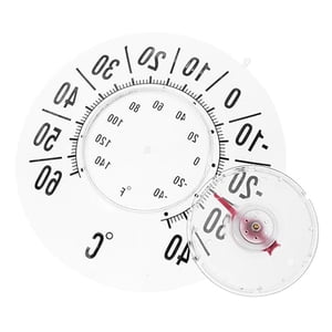 Mechanical Pointer Indoor Observation Outdoor Environment Temperature Measurement Dedicated Transparents Suction Window Thermometers