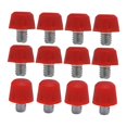 thumbnail image 3 of jinwen 12 Pieces Football Shoe Spikes M6 Rugby Studs for Indoor Competition Outdoor Red, 3 of 9