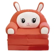 Chok Seat Cushion Plush Foldable Kids Sofa Backrest Armchair 2 In 1 Foldable Children Sofa Cute Cartoon Lazy Sofa Children Flip Open Sofa Bed For Living Room Bedroom Without Liner Filler