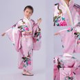 thumbnail image 2 of 2025 Robe Traditionnelle Japonaise s Robe de Noël 18 Mois Vêtements Ensembles Robe T-Shirt Rayée Kimono s, 2 of 4