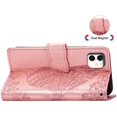 thumbnail image 3 of Wallet Case for iPhone, Embossed Butterfly Flower Premium PU Leather [Kickstand] [Card Slots] [Wrist Strap]Cover for iPhone, 3 of 7
