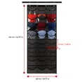 thumbnail image 2 of EGNMCR Closet Organizers and Storage,, Hat Rack For Baseball Caps, Hat Organizer Rack For Wall Or Door With 24 Clear Pockets, Hat For Storage And Display Baseball Caps hat rack, 2 of 5