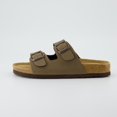 thumbnail image 4 of cUSHIONAIRE Womens, Lane Slide Sandals Brown 8 M, 4 of 4