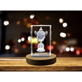 thumbnail image 1 of Exquisite Crystal Réplique du Trophée de Wimbledon avec Gravure Laser 3D Complexe, 1 of 4