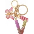 thumbnail image 1 of Letter Keychain,26 Letters A-Z Decorative Letter Keychain,Name Keychain for Women Girls Men Teenager Gift, 1 of 2