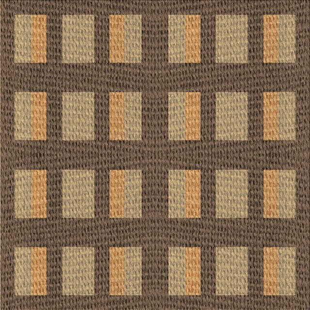 Ahgly Tapis d'Intérieur Lavable en Machine Carré Transitionnel Bronze Brun, 8 Pieds Carré