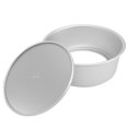 thumbnail image 2 of Miangastore 8 Inch Round Removable Bottom Anodized Aluminum Chocolate Cake Pan Tin Baking Mold Mould (Silver), 2 of 9