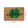 thumbnail image 3 of Welcome Mats for Front Door,St. Patricks Day Door Mat - Front Door Mat - Bath Rug Super Absorbent Dry - Rubber Backing Non Slip Washable Bathroom Floor Mats -Green 16X24 In, 3 of 8