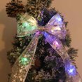 thumbnail image 1 of Christmas Decoration LED Ribbon Lights Christmas Tree Ornaments DIY Lace Bow String Lights Decoration, 1 of 2